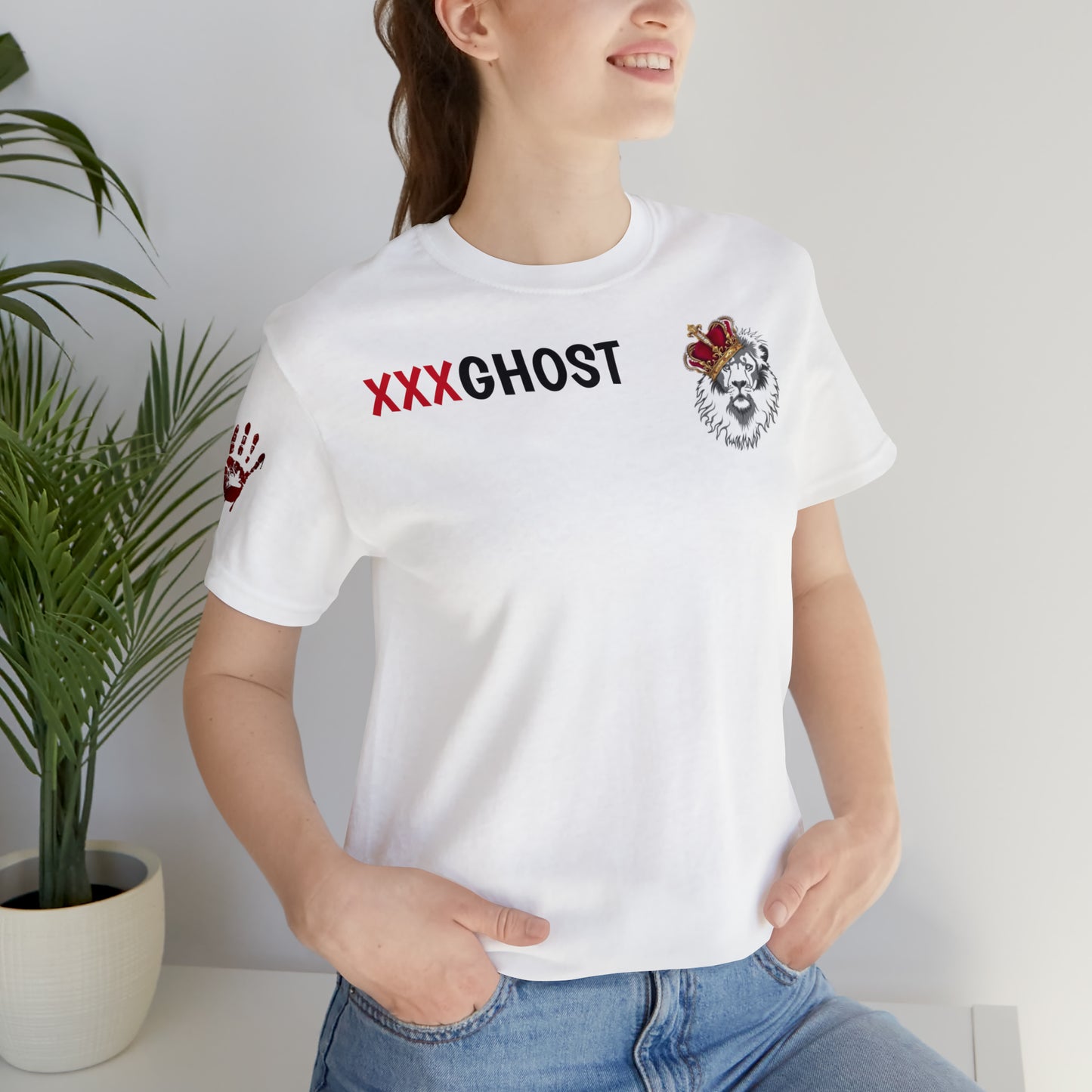 TOP LOGO - XXXGHOST Short Sleeve Tee | Unisex | Left To Die Right To Live ™ | The Mind, Body & Soul Collection