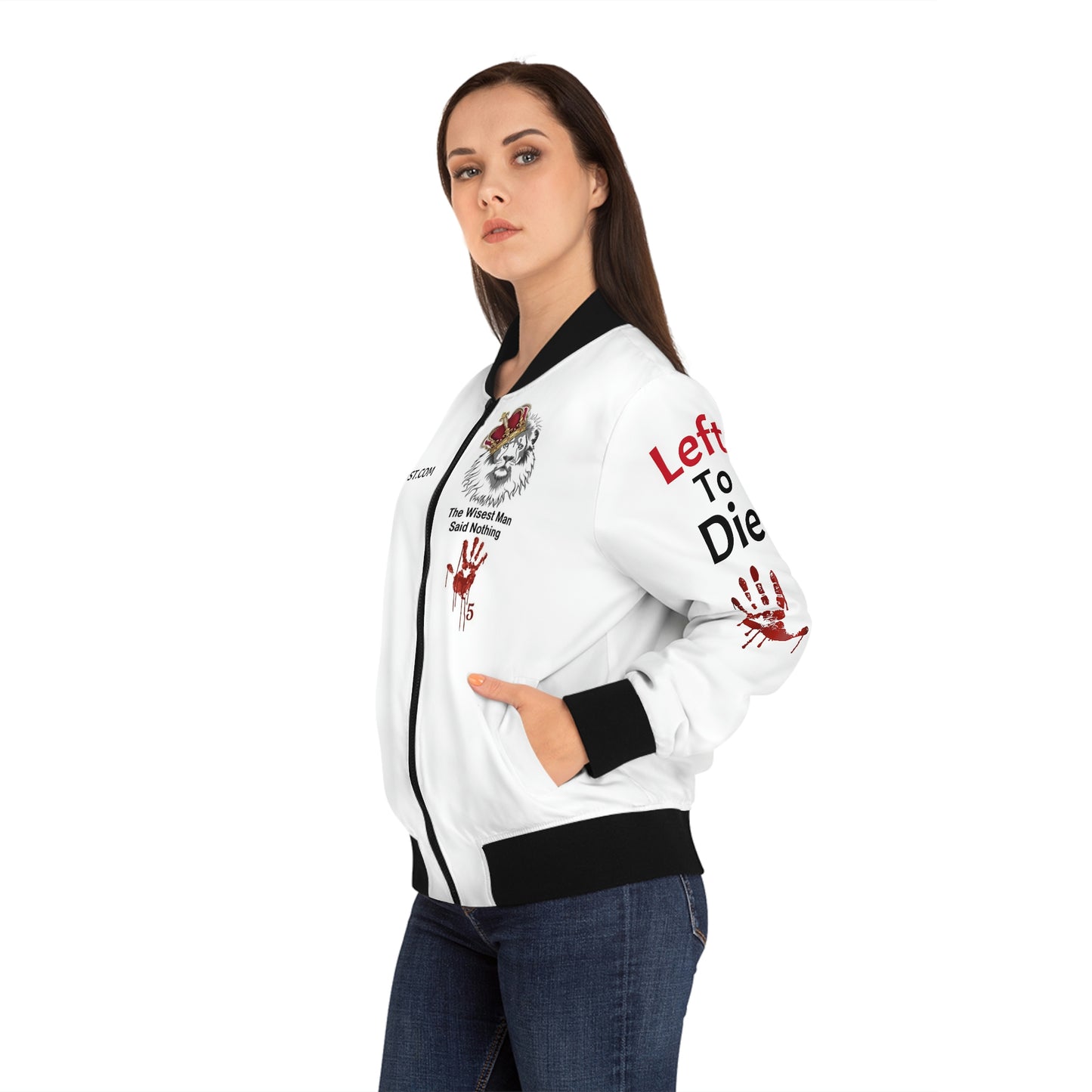 XXXGHOST BOMBER JACKET | Womens | Left To Die Right To Live ™ | The Mind, Body & Soul Collection