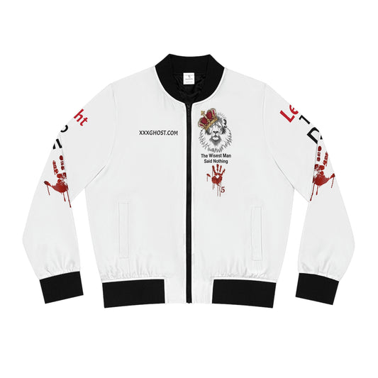 XXXGHOST BOMBER JACKET | Womens | Left To Die Right To Live ™ | The Mind, Body & Soul Collection