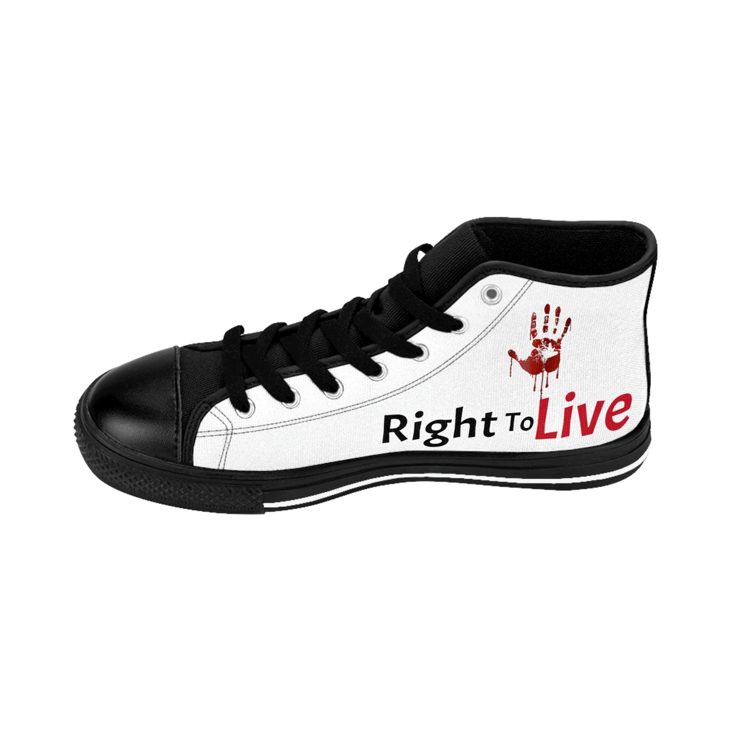 THE GHOST 1 | LeftToDieRightToLive ™️ | The Mind, Body & Soul Collection |  Men's High-Top Sneakers