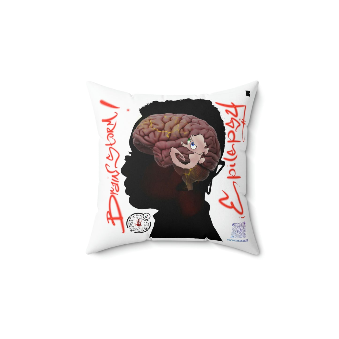 XXXGHOST Square Pillow | Signature Edition | Left To Die Right To Live ™ | The Mind, Body & Soul Collection