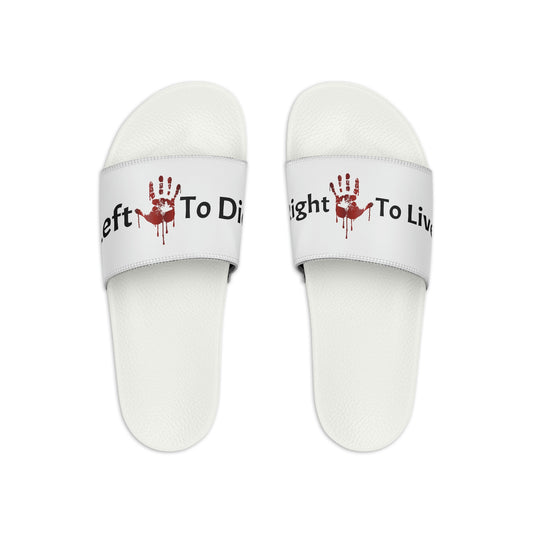 GHOST Slide Sandals | What's Going On In Their Heads? You May Never Know Unless You Walk A Mile In Our Shoes